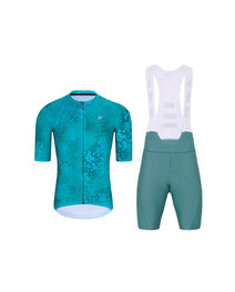 HOLOKOLO maillot corto y pantalón corto - RUSTLE - azul/turquesa